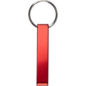 Schlüsselhalter aus recyceltem Aluminium Anneliese, Rot