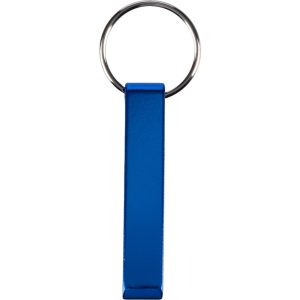 Schlüsselhalter aus recyceltem Aluminium Anneliese, Kobaltbl