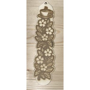 Lesezeichen "Flower" aus Holz