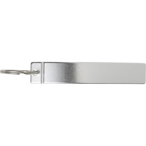 Flaschenöffner 'Crown' aus Aluminium, Silber