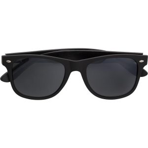 ABS- und Bambus-Sonnenbrille Jaxon, Schwarz