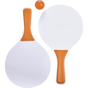 Beachball Tennisspiel aus Holz Eliza, Orange