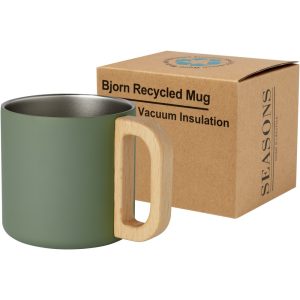 Bjorn RCS-zertifizierter Becher aus recyceltem Edelstahl mit
