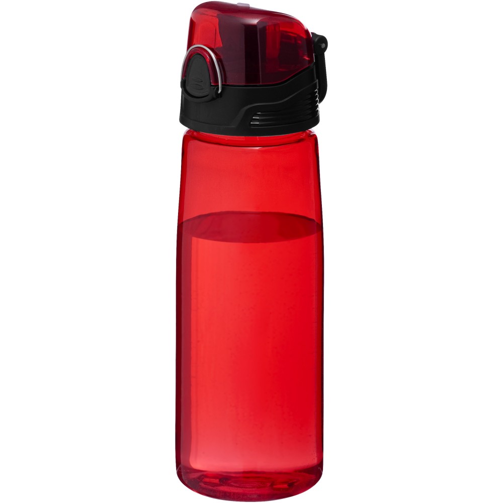 Capri 700 ml Tritan(tm) Sportflasche, transparent rot