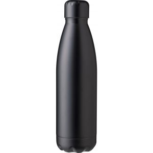 Doppelwandige Edelstahlflasche (500 ml) Amara, Schwarz