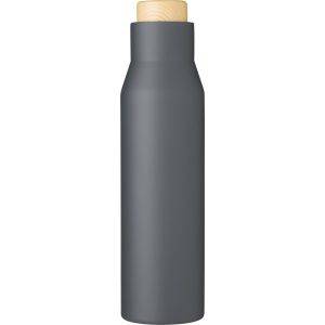 Doppelwandige Flasche aus Edelstahl Christian, Grau