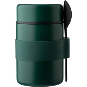 Doppelwandige Lunchbox Niko aus Edelstahl, Grün