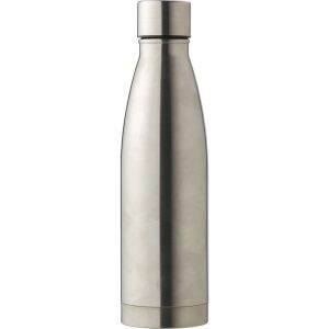 Doppelwandige Trinkflasche aus Edelstahl Marcelino, Silber