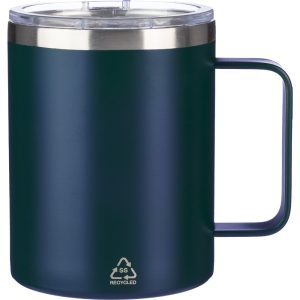 Doppelwandiger Becher aus Edelstahl (300 ml) Renate, Blau