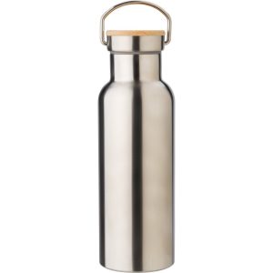 Edelstahl-Trinkflasche doppelwandig Odette, Silber