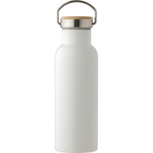 Edelstahl-Trinkflasche doppelwandig Odette, Weiß