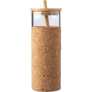 Einwandiger Glasbecher (450 ml) Marlies, Braun