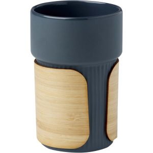 Fika 340 ml Becher mit Bambushülle, Hale Blue