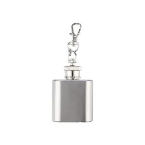 Flachmann aus Edelstahl Julia, Silber