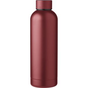 Flasche aus recyceltem Edelstahl Isaiah, Bordeauxrot