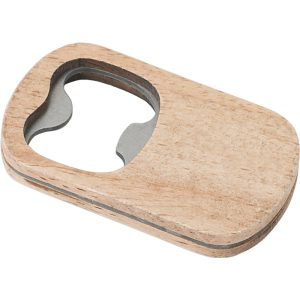 Flaschenöffner aus Buchenholz Aviana, Braun