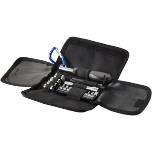 Flint 19-teiliges Werkzeugset, schwarz, blau