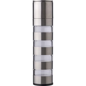 Gewürzmühle Rylan aus rostfreiem Stahl, Silber