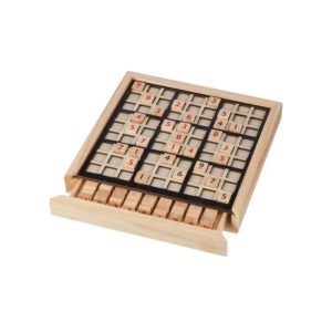 Holz-Sudoku-Spiel Christa, Braun