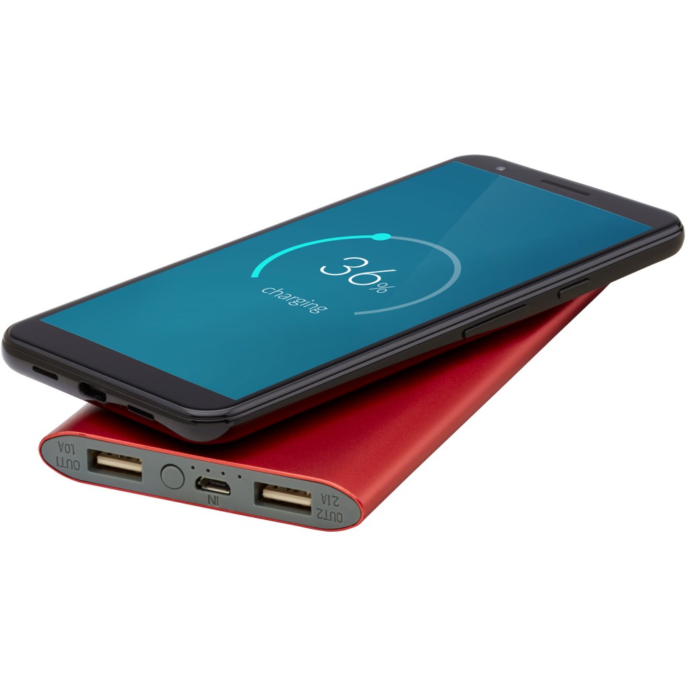 Juice 8000 mAh kabellose Powerbank, rot