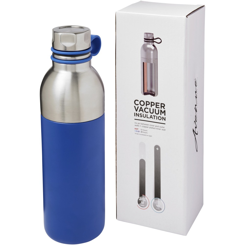 Koln 590 ml Kupfer-Vakuum Isolierflasche, blau