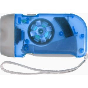 LED-Dynamotaschenlampe aus Kunststoff Tristan, Kobaltblau