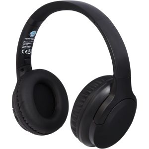 Loop Bluetooth(r)-Kopfhörer aus recyceltem Kunststoff, schwa