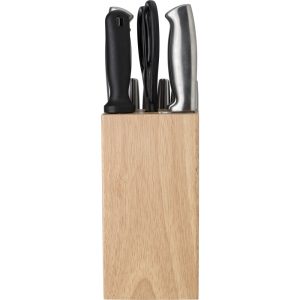 Messerblock aus Holz Lucille, Braun