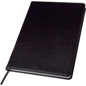 Notizbuch aus PU Ellis, Schwarz