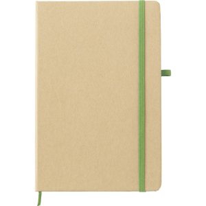 Notizbuch aus Papier Cora, Grün