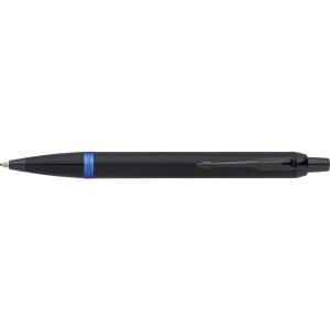 Parker IM Vibrant Rings PVD-Kugelschreiber, Schwarz/Blau