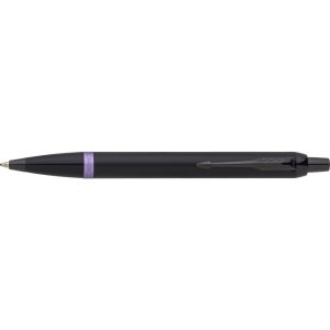 Parker IM Vibrant Rings PVD-Kugelschreiber, schwarz/violett