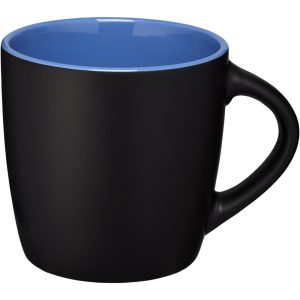 Riviera 340 ml Keramikbecher, schwarz, blau