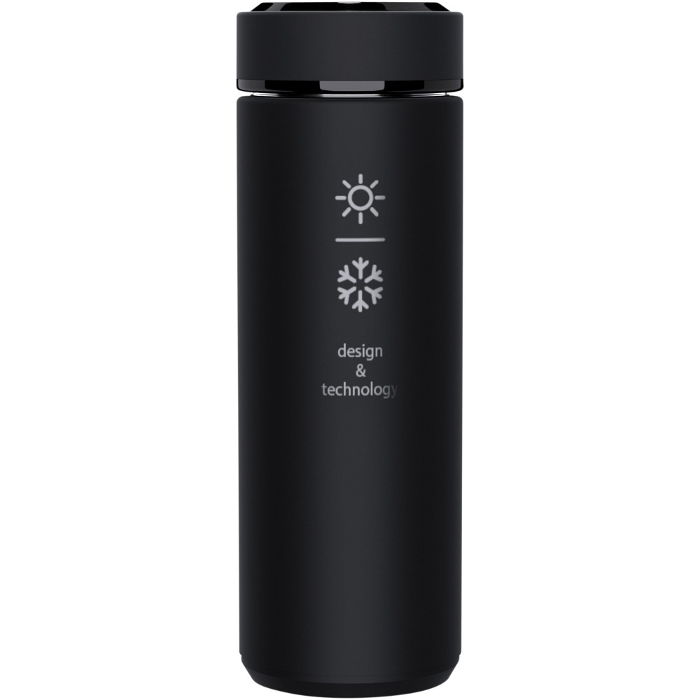 SCX.design D10 Smart Isolierflasche, schwarz
