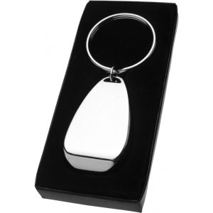 Schlüsselanhänger aus Metall Alma, Silber