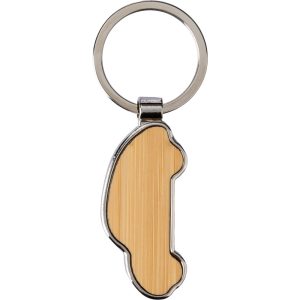 Schlüsselhalter aus Zinklegierung Angelika, Braun
