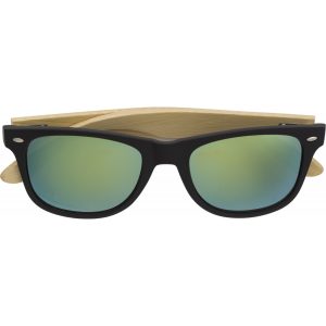Sonnenbrille aus ABS und Bambus Luis, Gelb