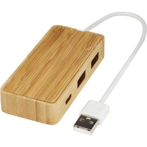 Tapas USB-Hub aus Bambus, natur