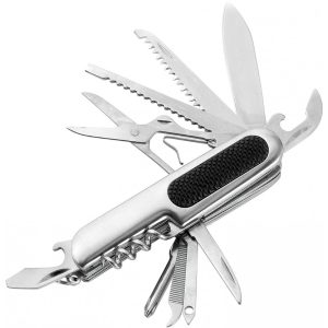 Taschenmesser aus rostfreiem Stahl Carol, Silber