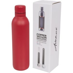 Thor 510 ml Kupfer-Vakuum Isolierflasche, rot