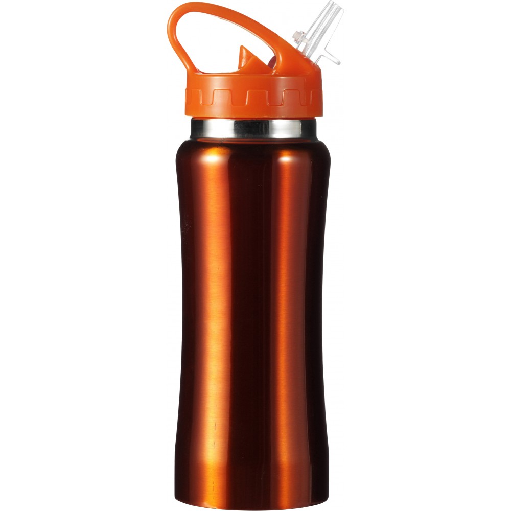 Trinkflasche aus Edelstahl Serena, Orange