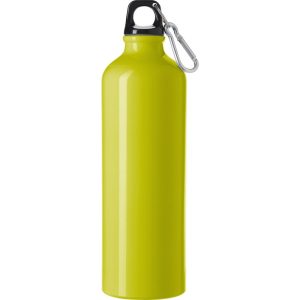 Trinkflasche(750 ml) aus Aluminium Gio, Gelb