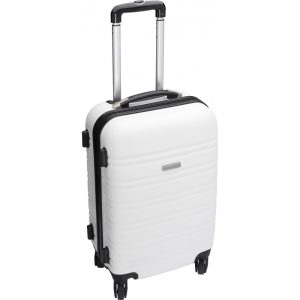 Trolley aus ABS-Kunststoff Serafina, Weiß