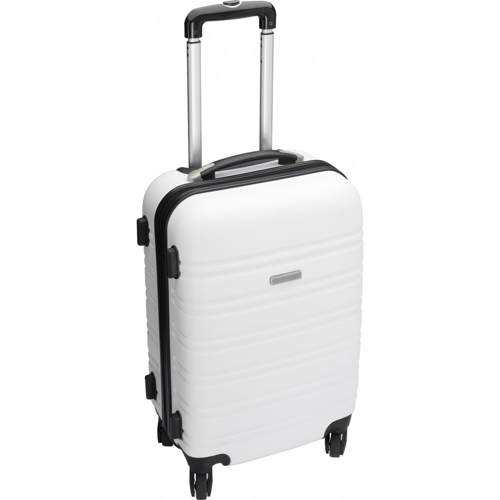 Trolley aus ABS-Kunststoff Serafina, Weiß