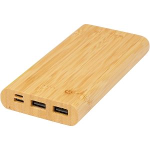 Tulda 10.000 mAh Powerbank aus Bambus, natur