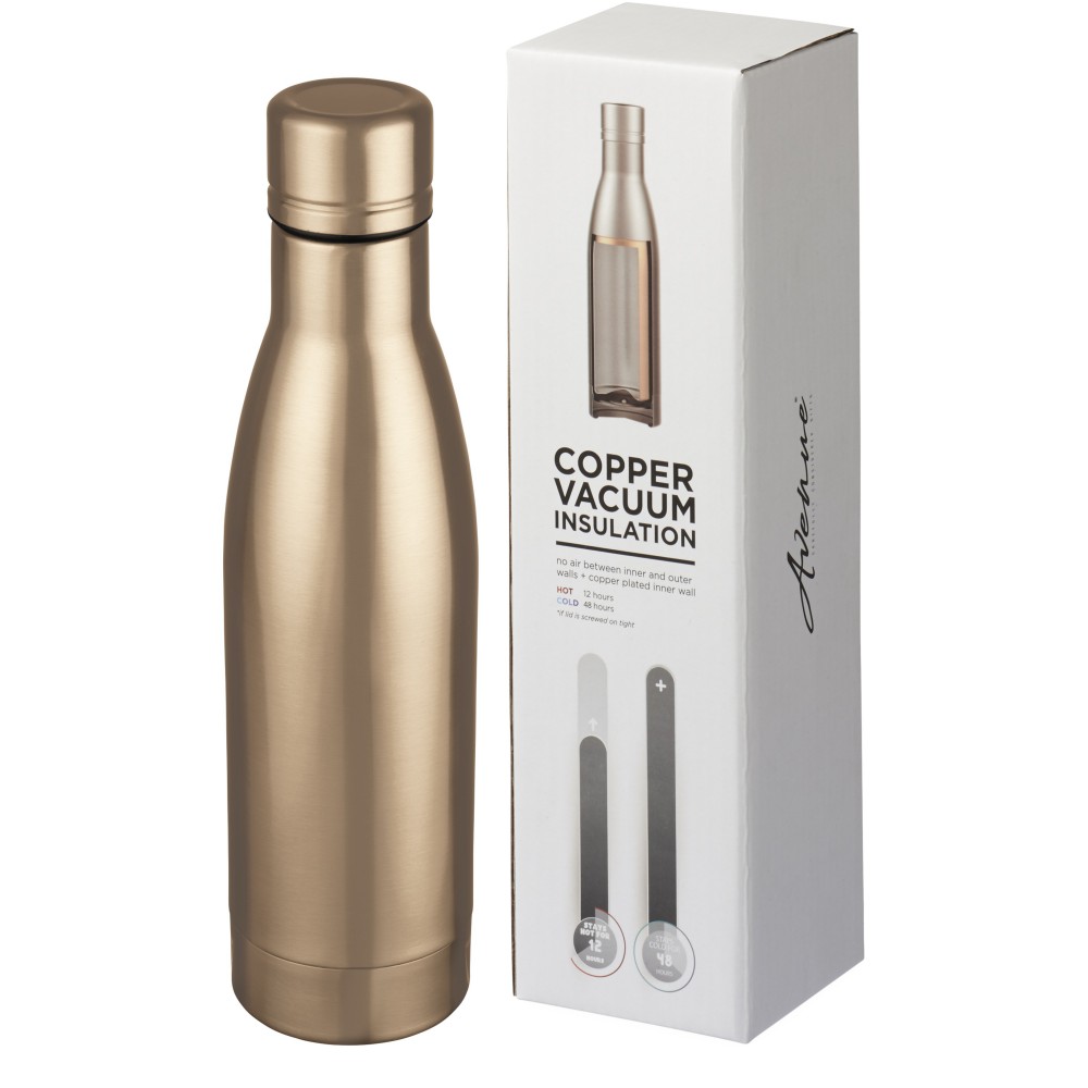 Vasa 500 ml Kupfer-Vakuum Isolierflasche, roségold