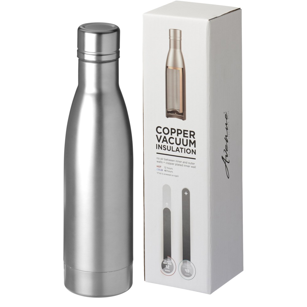 Vasa 500 ml Kupfer-Vakuum Isolierflasche, silber