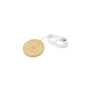 Wireless-Ladegerät aus Bambus Riaz, Bambus