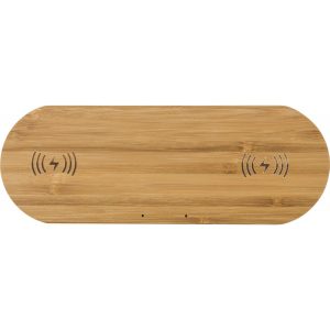 Wireless Ladepad aus Bambus Tatum, Bambus
