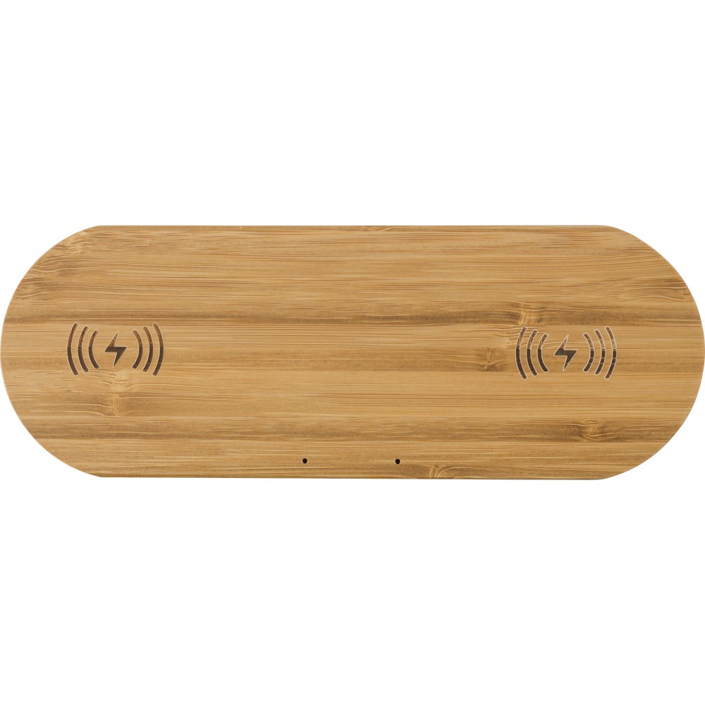 Wireless Ladepad aus Bambus Tatum, Bambus